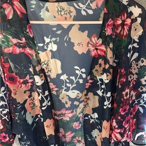 Floral Sheer Kimono
